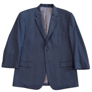 JOSEPH & FEISS 46S BROWN PLAID CLASSIC FIT MENS BLAZER SPORT COAT SUIT JACKET